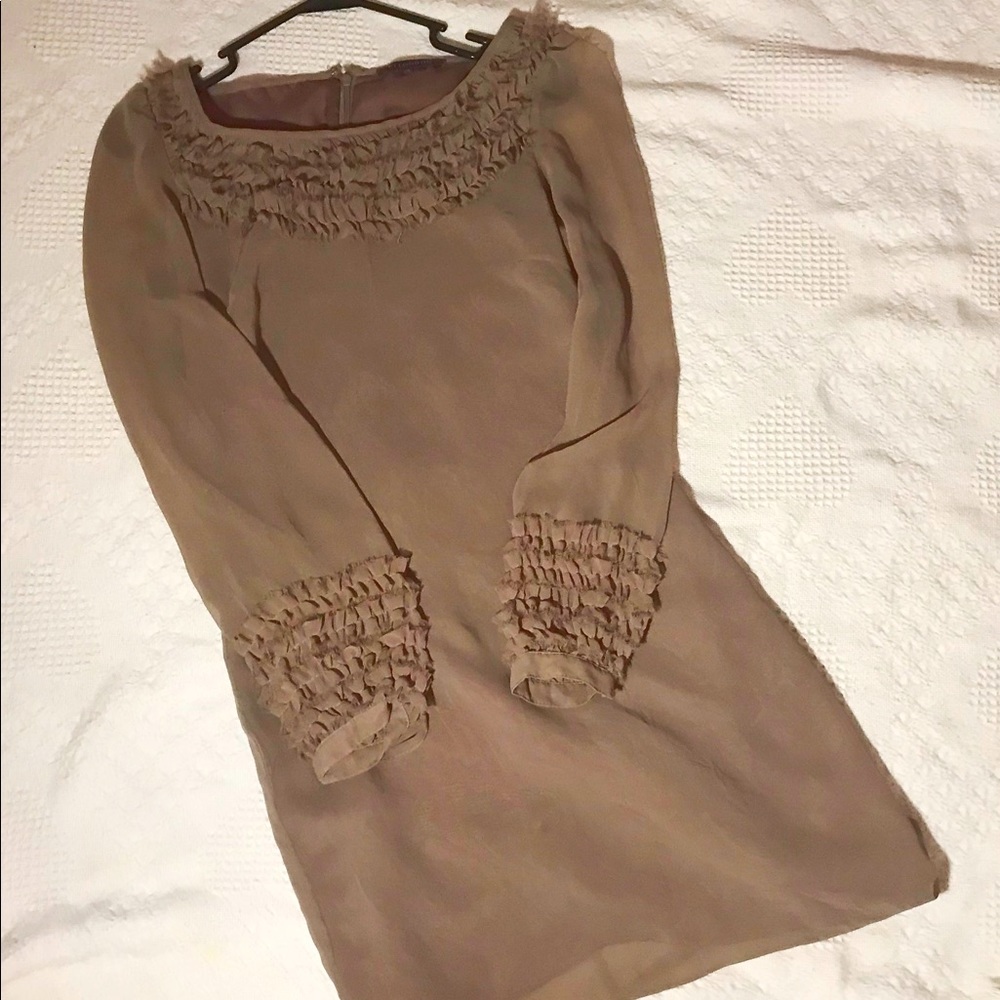 Brown elegant dress